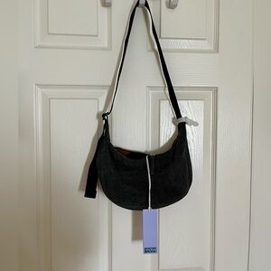 Baggu Deadstock Small Denim Crescent Bag